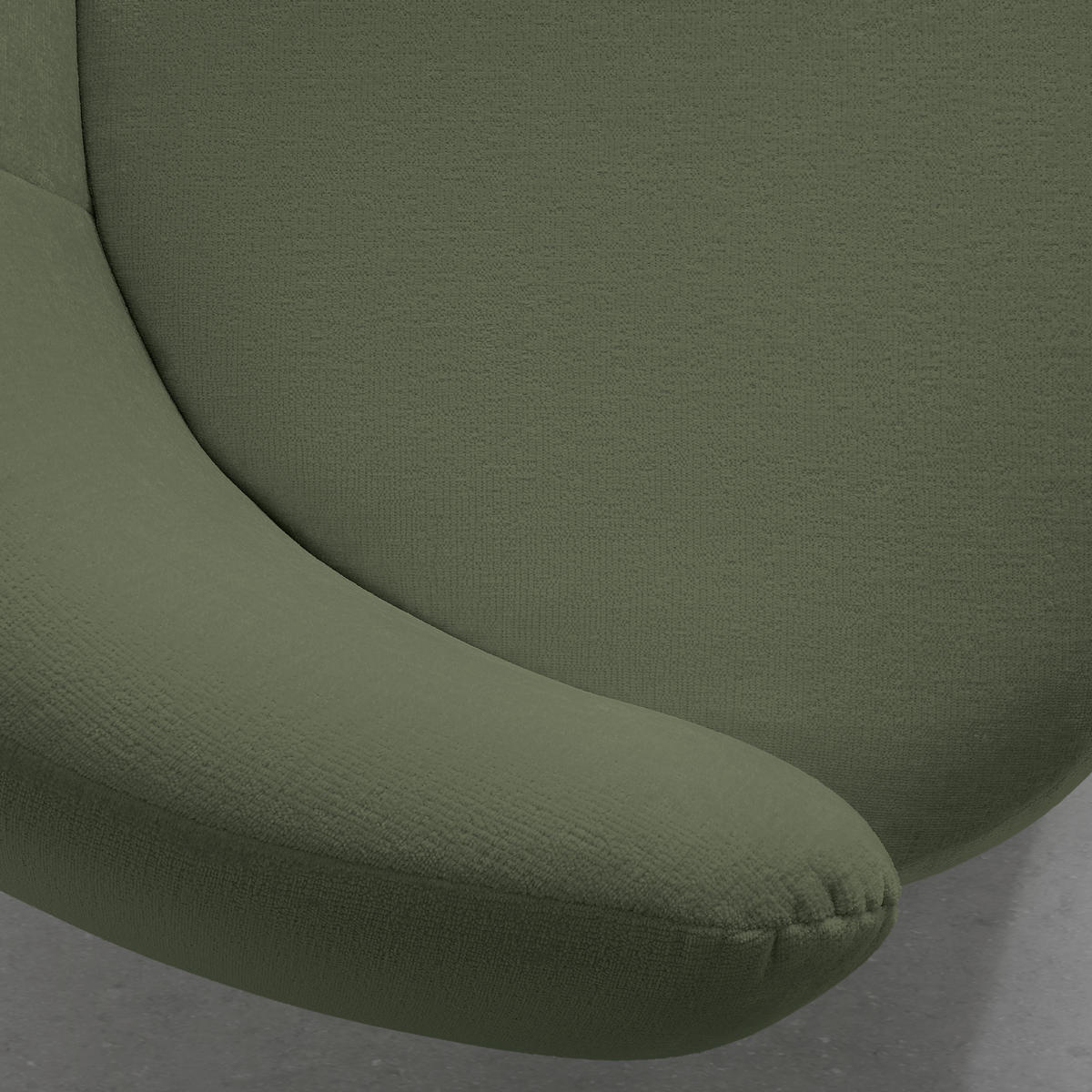 BIG SOFFA i chenille grön  - grön/svart, Modern, textil/plast (235/72/110cm) - MID.YOU