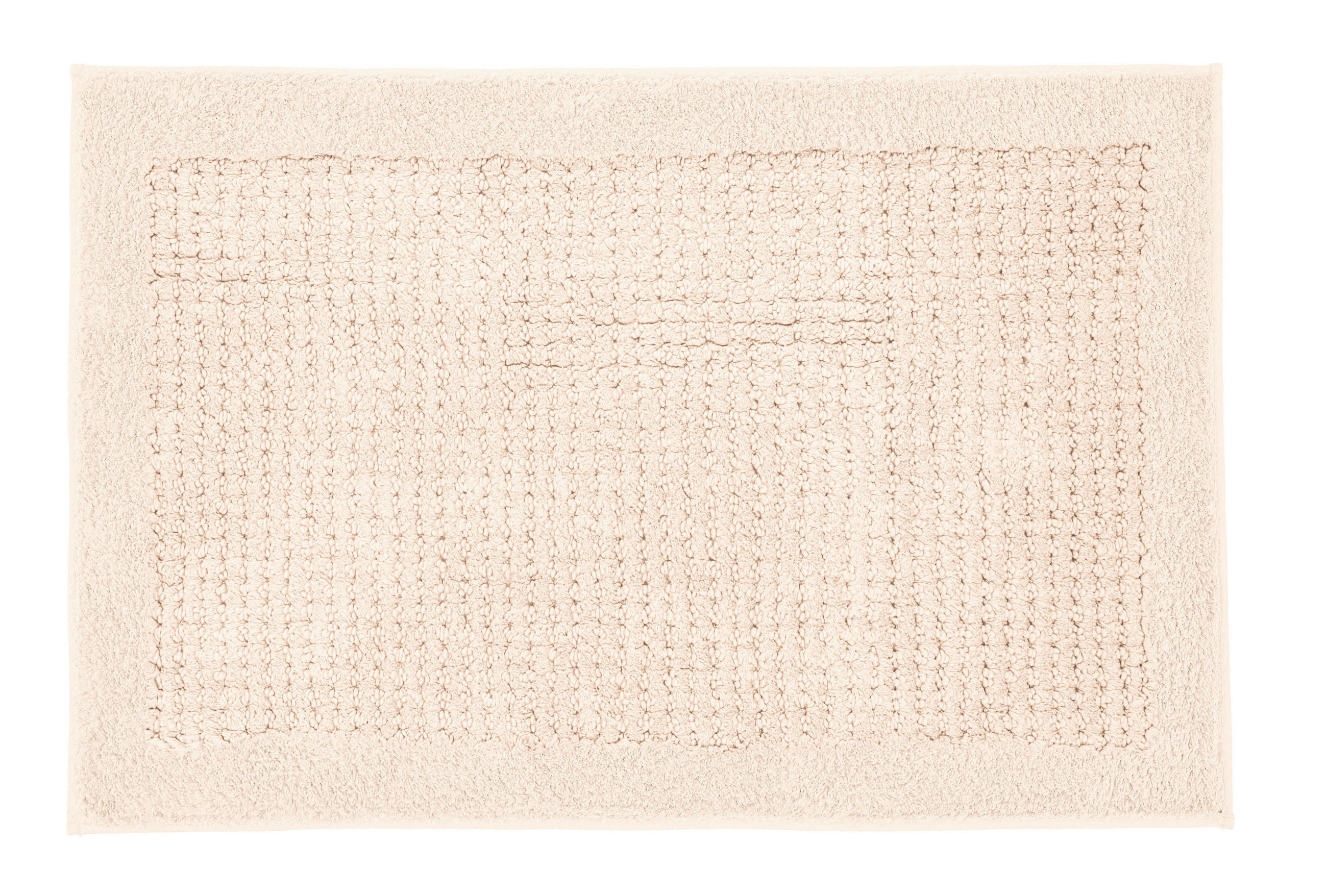 BADTEPPICH Beige 60/90 cm  - Beige, Basics, Kunststoff/Textil (60/90cm) - Kleine Wolke