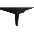 3-SITZER-SOFA in Lederlook Grau - Schwarz/Grau, KONVENTIONELL, Holz/Textil (228/96/97cm) - Carryhome