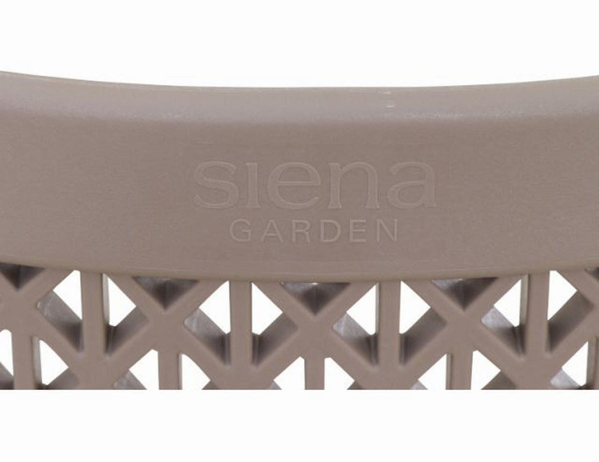 GARTENSTUHL Taupe  - Taupe, Basics, Kunststoff (60/81/50cm) - Siena Garden