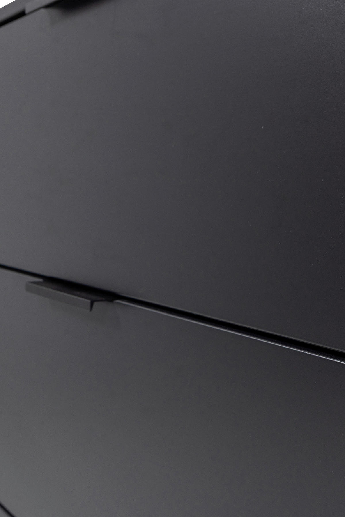 KOMMODE Gunnar  in 94/93/52 cm  - Schwarz, Design, Holz/Metall (94/93/52cm) - Livetastic