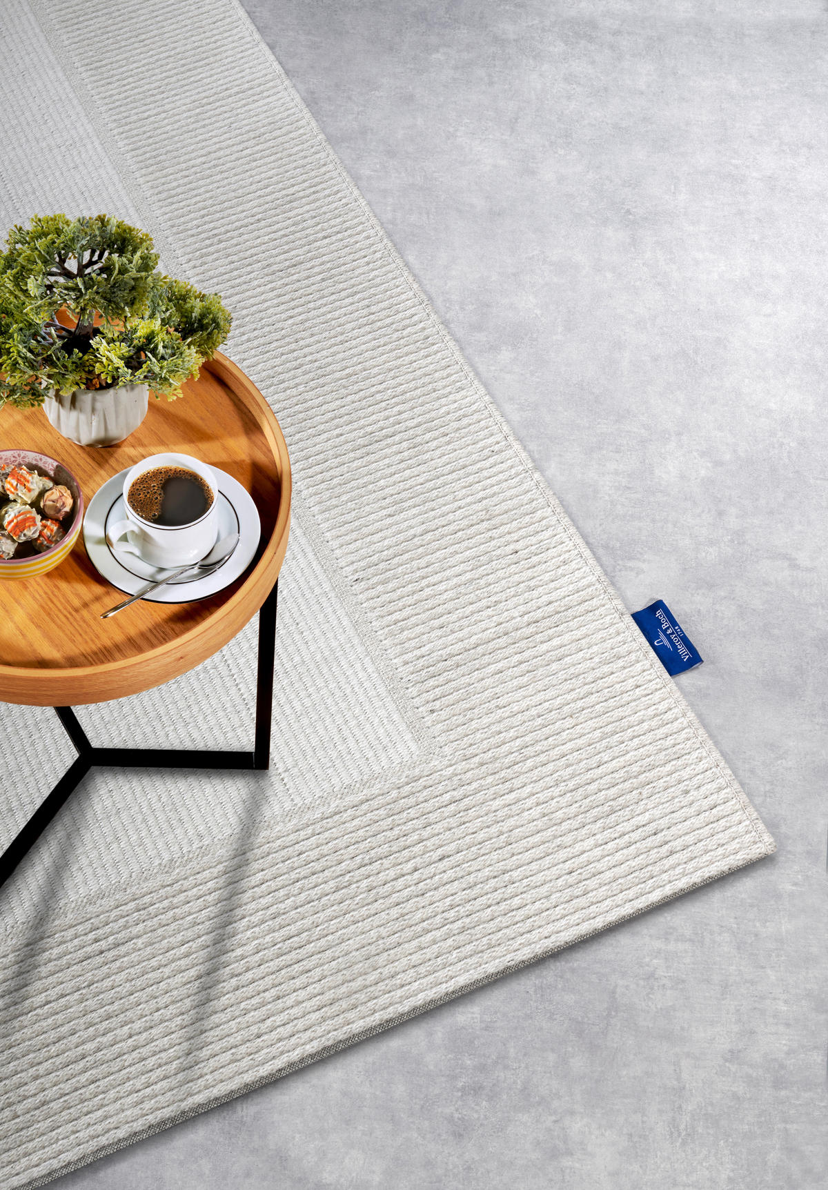 HANDWEBTEPPICH 200/290 cm Kollektion 1843 Creme  - Creme, Basics, Kunststoff/Textil (200/290cm) - Villeroy & Boch