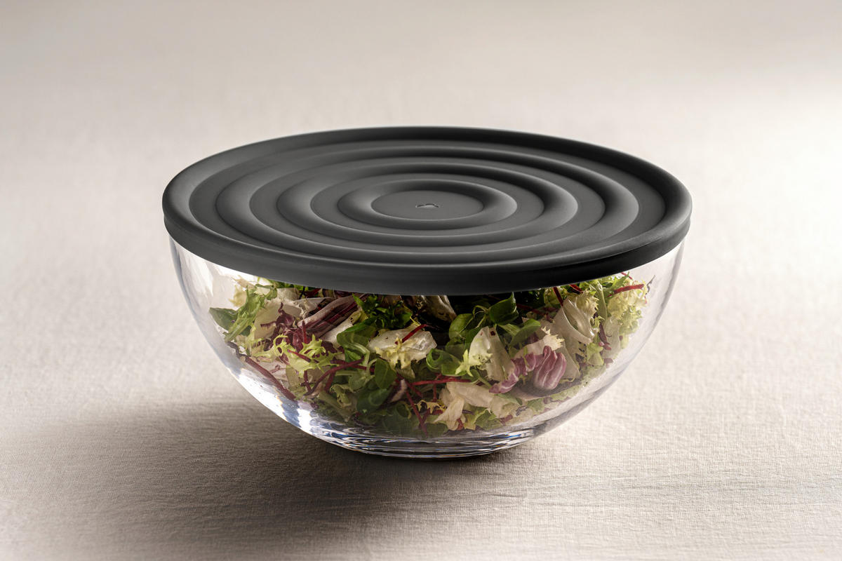 SCHALE CUCINA   - Klar/Grau, Basics, Glas/Kunststoff (28/14/28cm) - Leonardo