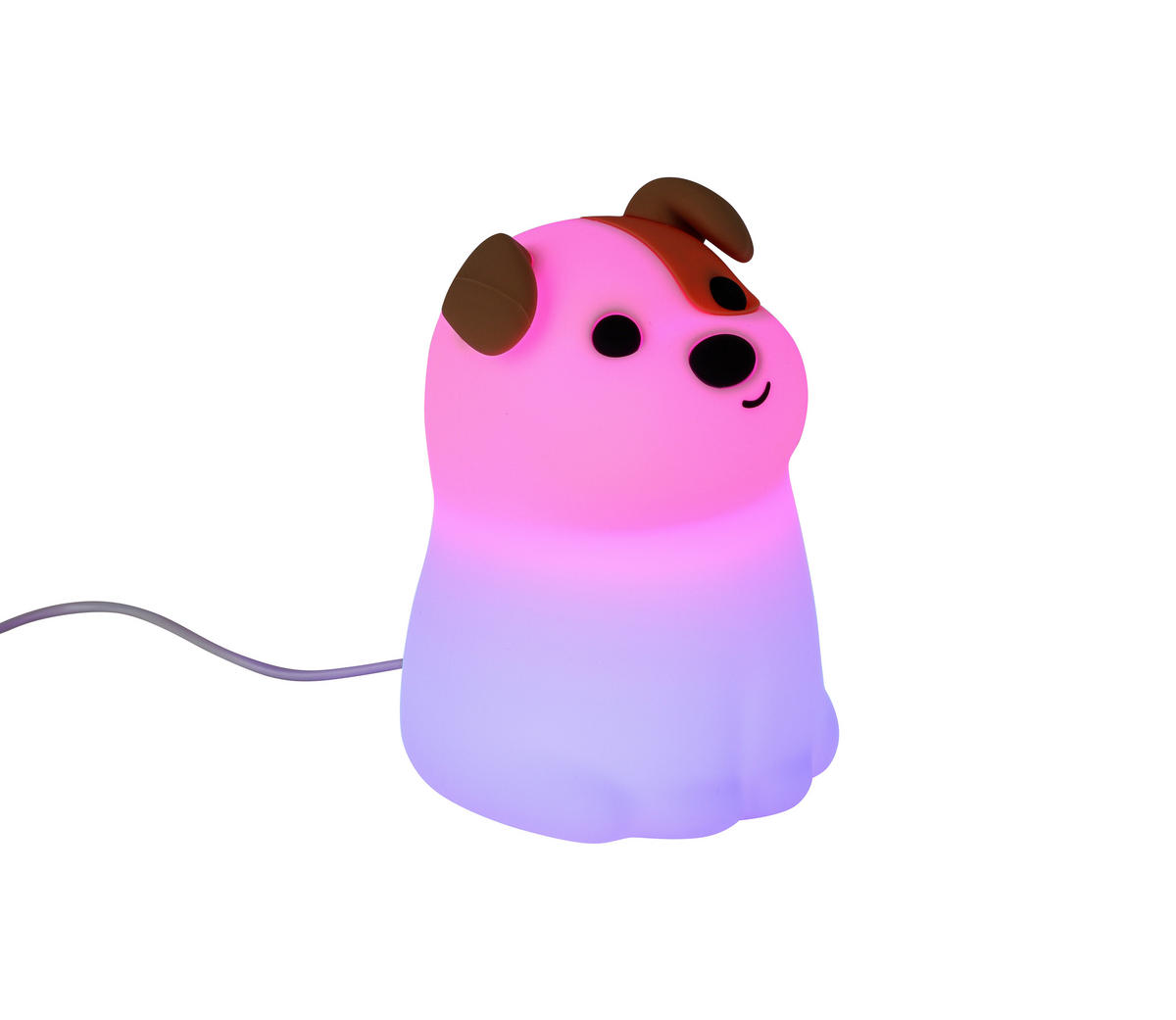 NOČNÉ SVETLO, 9,2/13,8/11,5 cm - biela, Trend, plast (9,2/13,8/11,5cm) - Novel