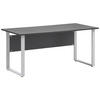 SCHREIBTISCH 160/65/73,2 cm  in Anthrazit, Alufarben  - Anthrazit/Alufarben, KONVENTIONELL, Holzwerkstoff/Metall (160/65/73,2cm) - MID.YOU