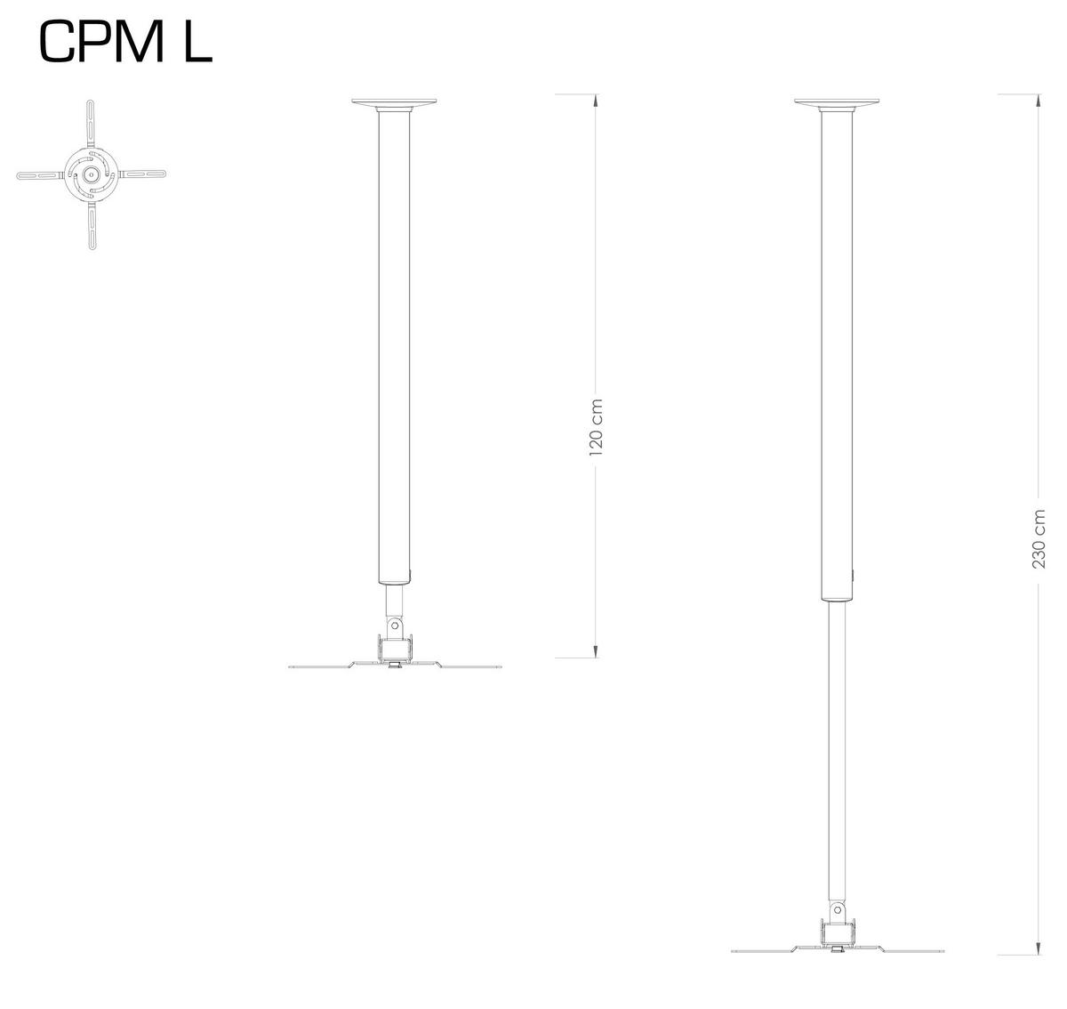TV-WANDHALTER in Silberfarben  - Silberfarben, Modern, Metall (62/120/19cm) - MID.YOU