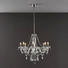 KRONLEUCHTER - Chromfarben/Klar, Design, Kunststoff/Metall (82/110cm)