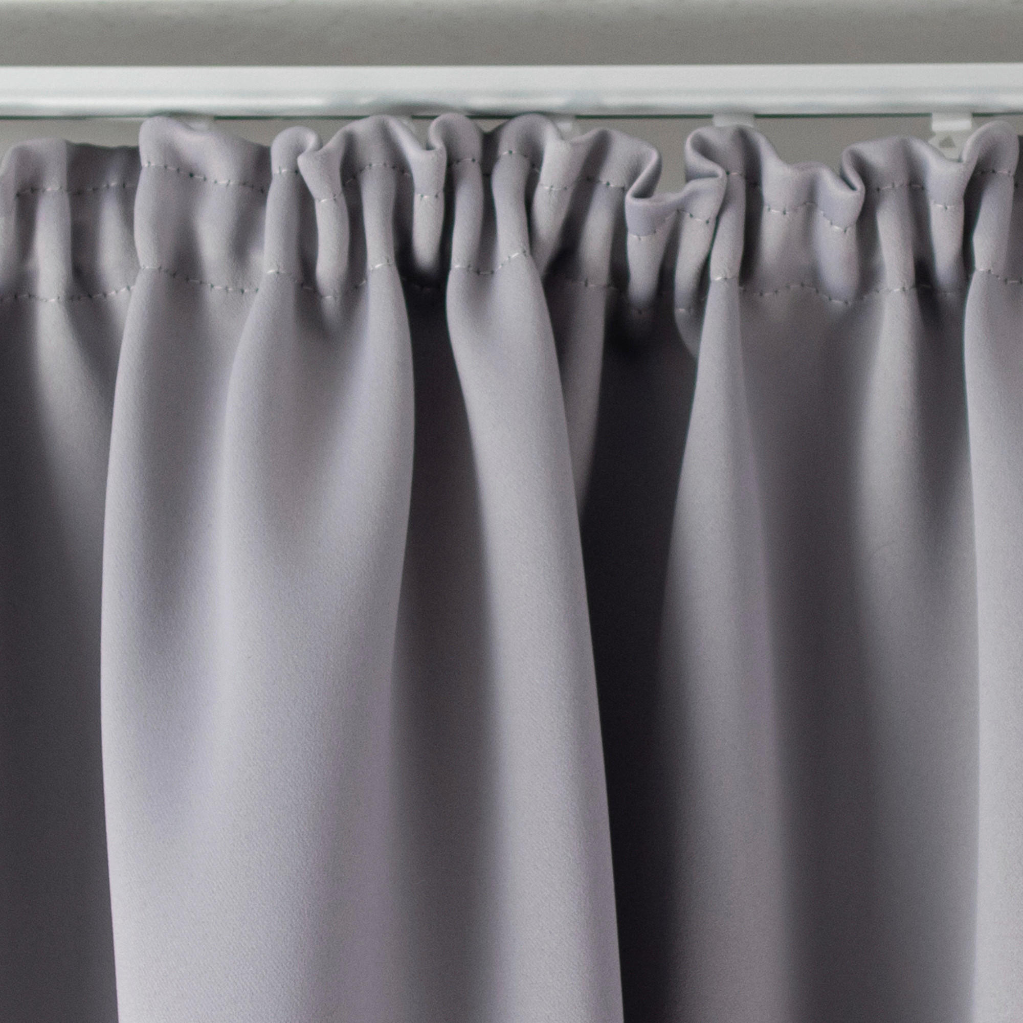 WÄRMESCHUTZVORHANG THERMOVORHANG Verdunkelung 140/245 cm   - Grau, Basics, Textil (140/245cm)