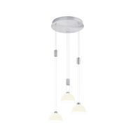 LED-HÄNGELEUCHTE Moon 43/150 cm  - Chromfarben/Nickelfarben, KONVENTIONELL, Metall (43/150cm) - Hell