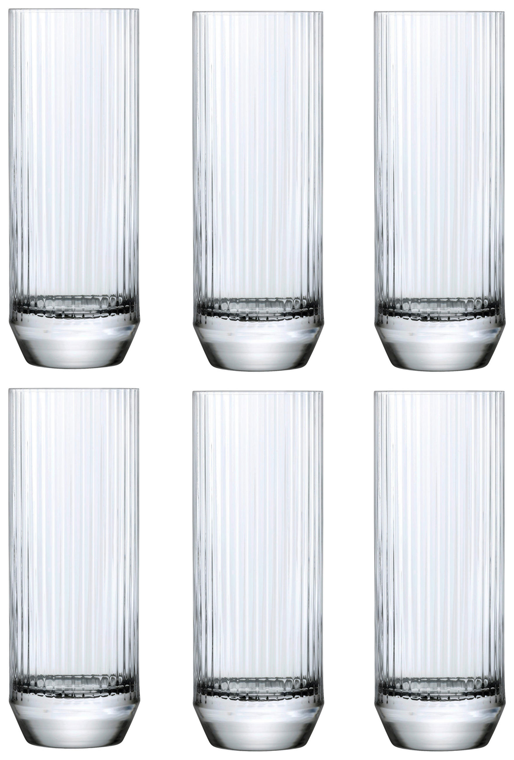 GLÄSERSET Big Top  6-teilig  - Transparent, Trend, Glas (430ml) - Mäser
