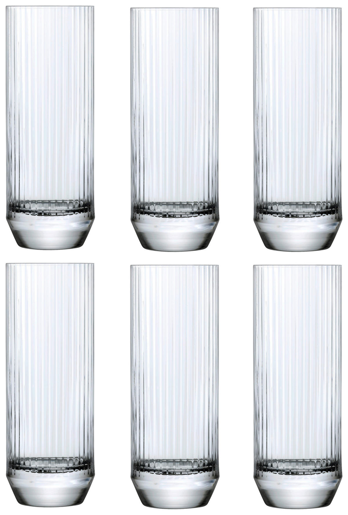 GLÄSERSET Big Top  6-teilig  - Transparent, Trend, Glas (430ml) - Mäser