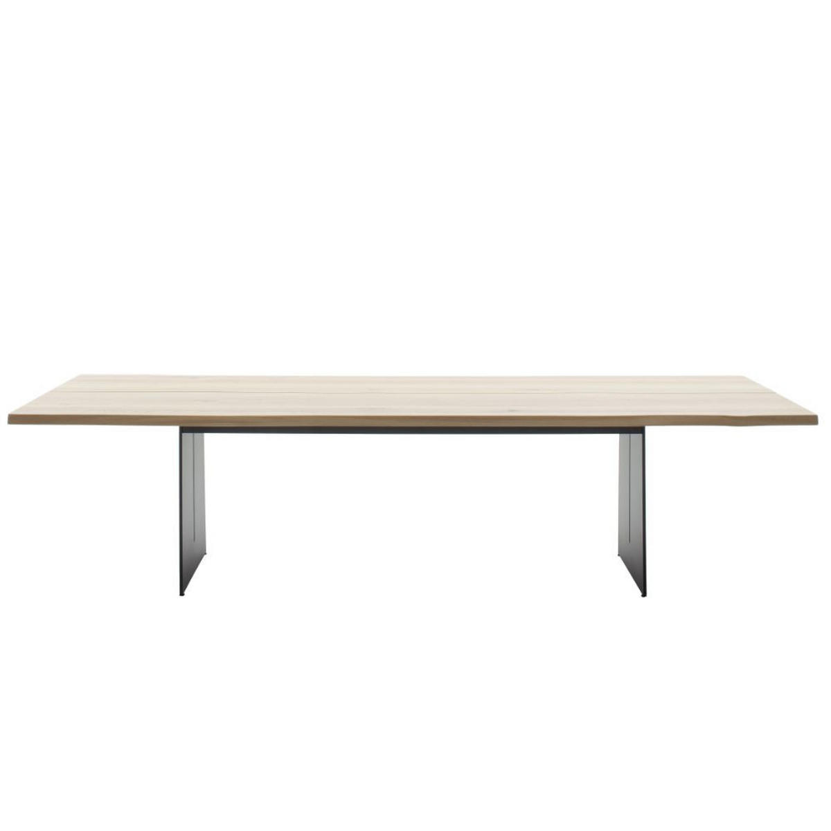 ESSTISCH in Holz, Metall 250/110/75 cm  - Eichefarben/Anthrazit, Design, Holz/Metall (250/110/75cm) - Schöner Wohnen