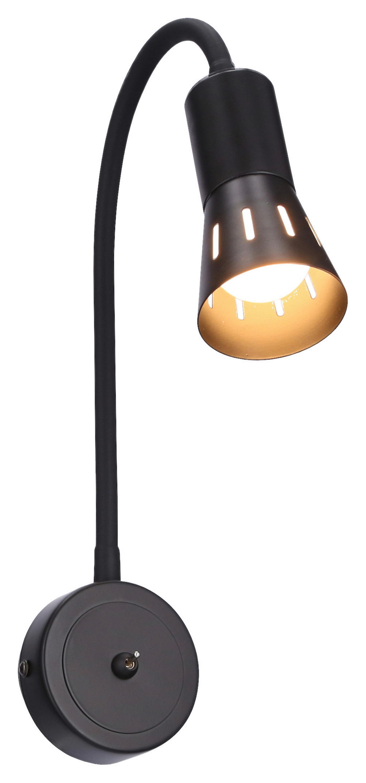 WANDLEUCHTE 31/24/8 cm   - Schwarz, Basics, Metall (31/24/8cm)