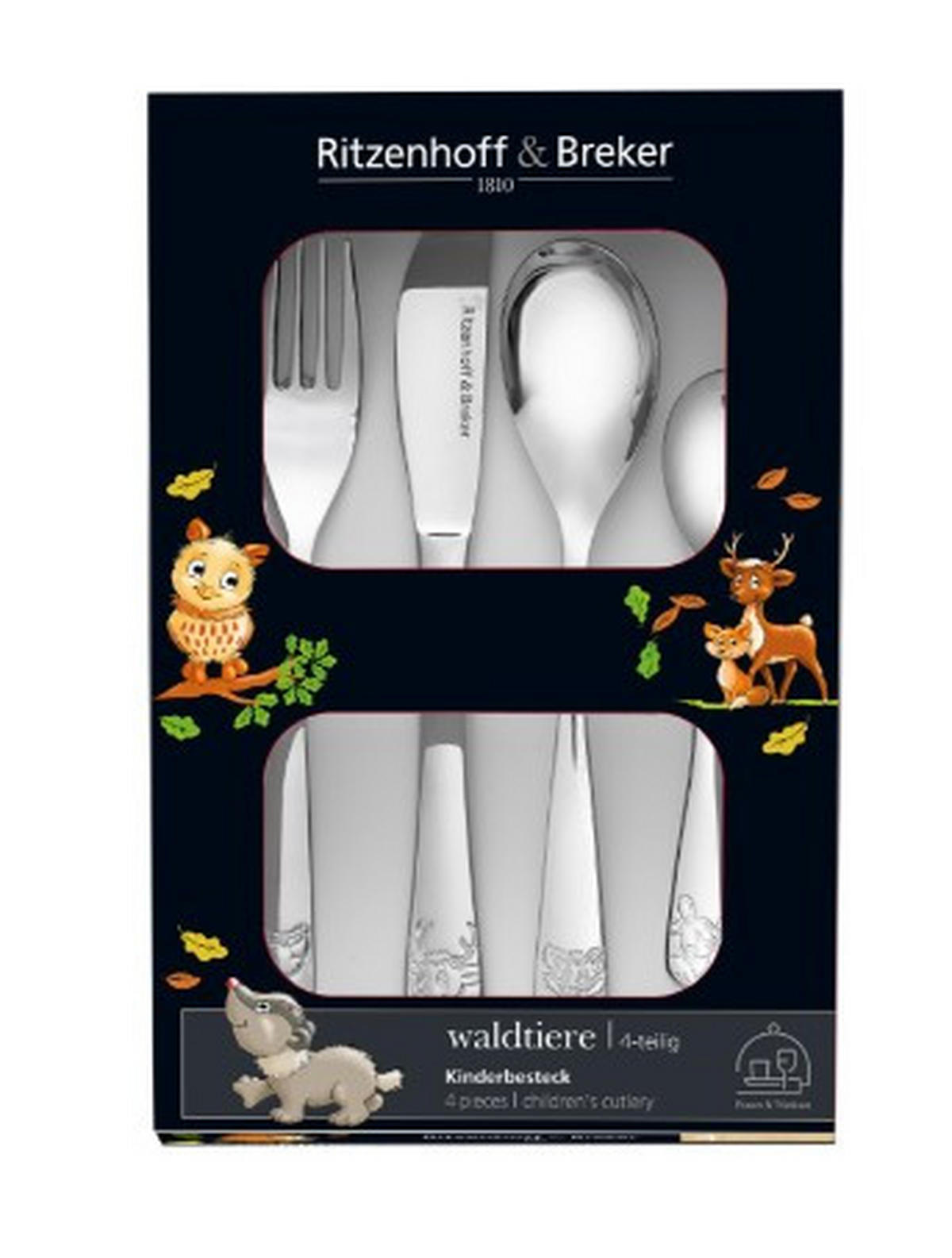 KINDERBESTECK - Silberfarben, KONVENTIONELL, Metall (15/23/3cm) - Ritzenhoff Breker