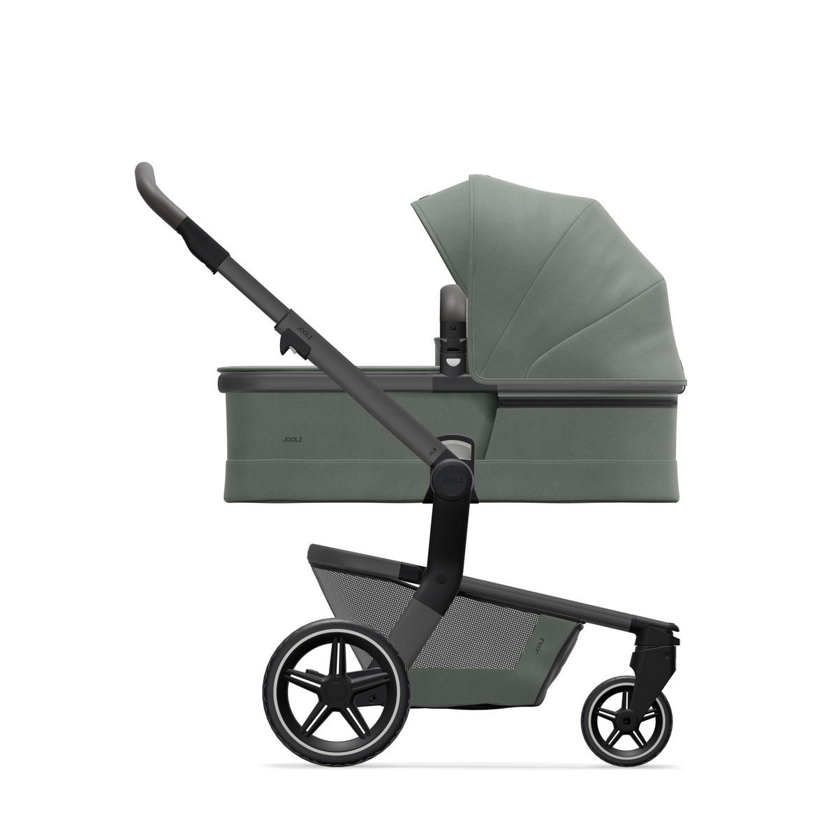 LIEGEWANNE Hub+  - Dunkelgrün, Basics, Textil (40/34-61/82cm) - Joolz