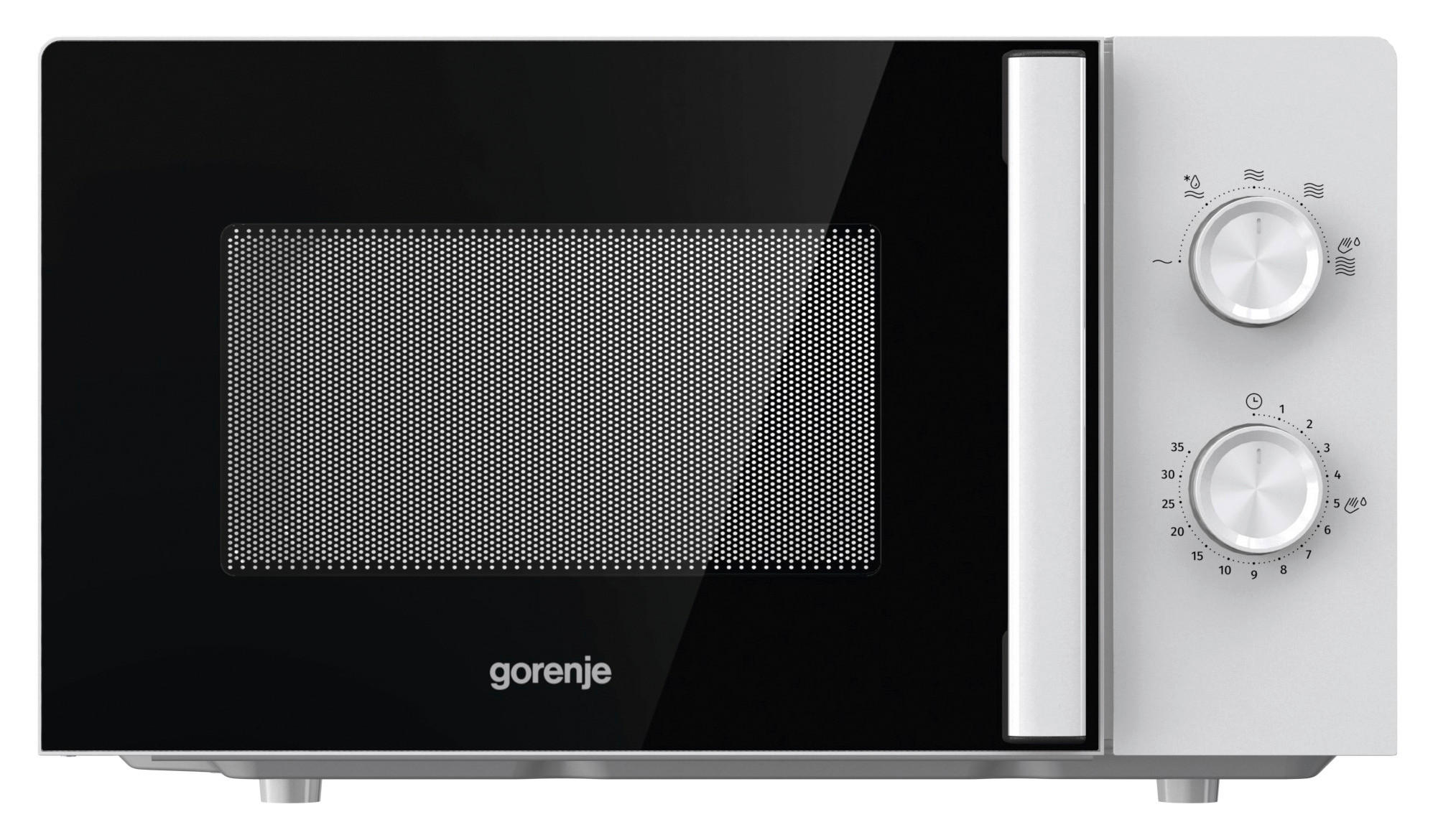 MIKROWELLE MO20E1WH  - Weiß, Basics, Glas/Kunststoff (35,3/45,5/26,1cm) - Gorenje