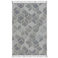 WEBTEPPICH 133/190 cm Blau, Grau  - Blau/Grau, Design, Textil (133/190cm) - Novel