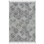 WEBTEPPICH 133/190 cm Blau, Grau  - Blau/Grau, Design, Textil (133/190cm) - Novel
