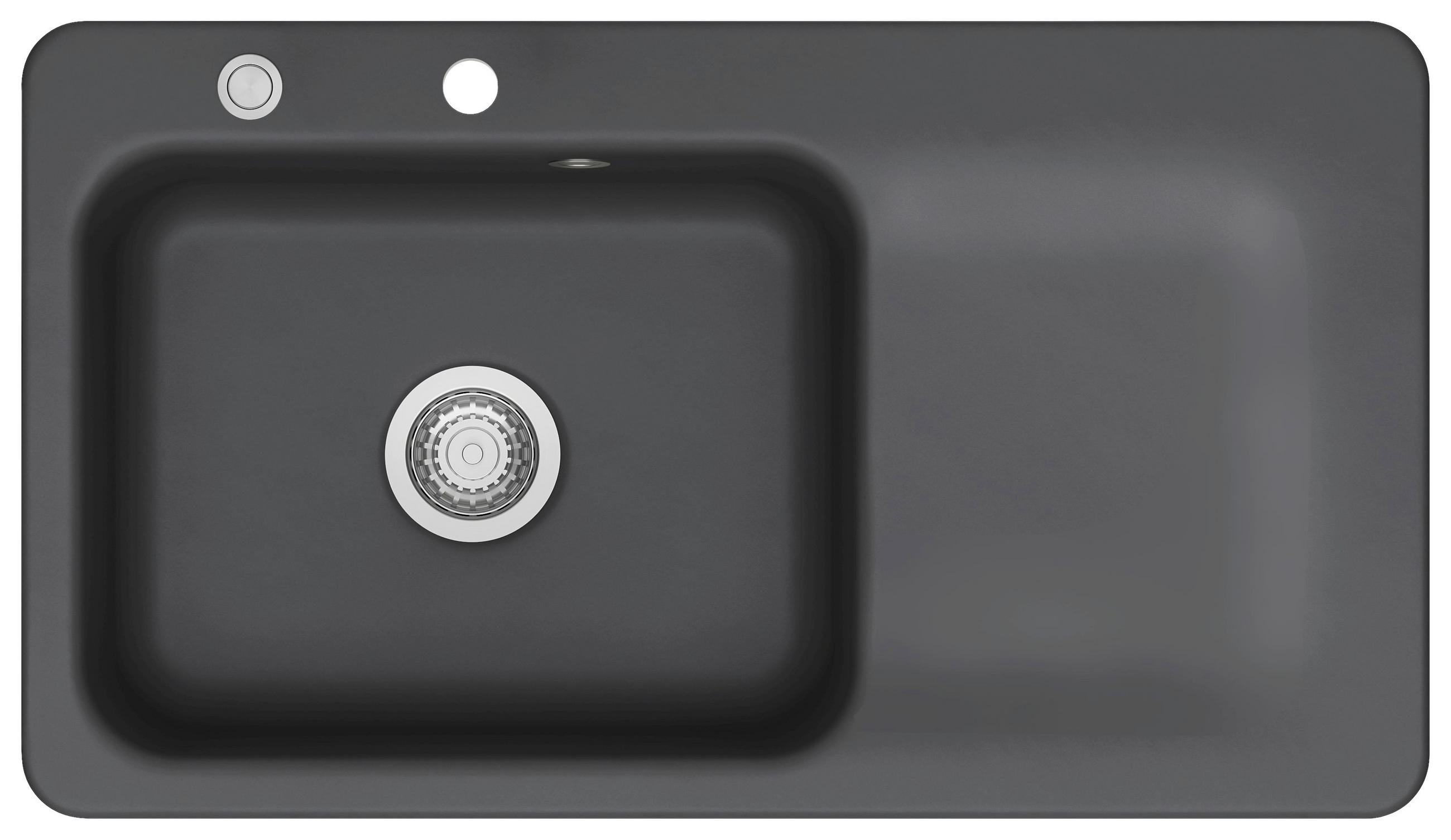 SPÜLE Juna 90 / 50150285  - Schieferfarben, Basics, Keramik (90/20/51cm) - Systemceram