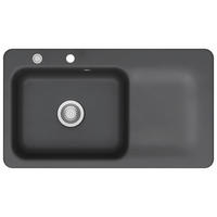 SPÜLE Juna 90 / 50150285  - Schieferfarben, Basics, Keramik (90/20/51cm) - Systemceram