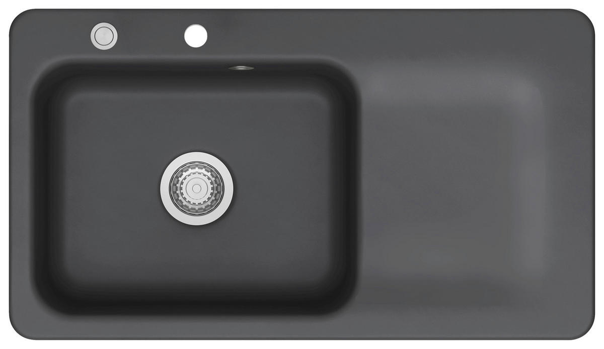 SPÜLE Juna 90 / 50150285  - Schieferfarben, Basics, Keramik (90/20/51cm) - Systemceram
