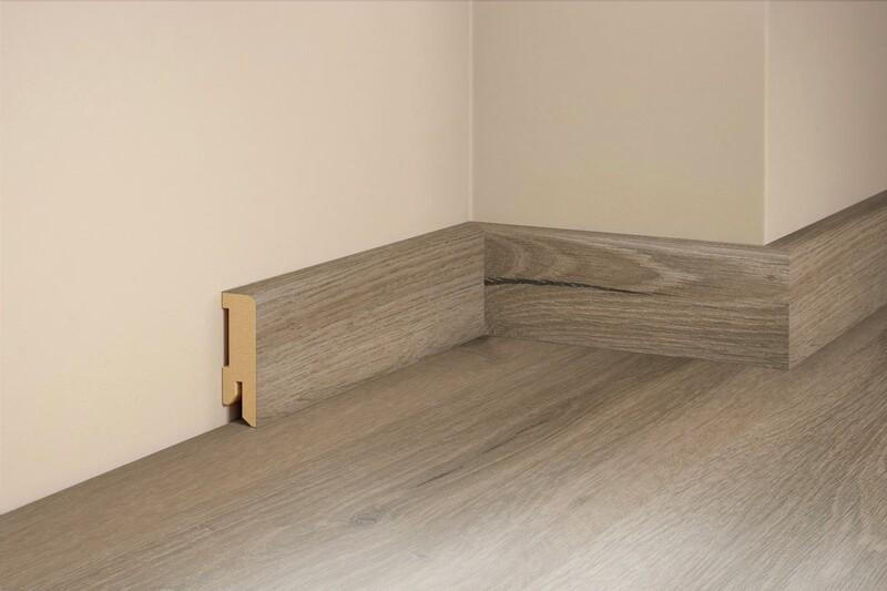 SOCKELLEISTE, Eiche Victoria Eichefarben  - Eichefarben, Basics, Holz (220cm) - Tilo