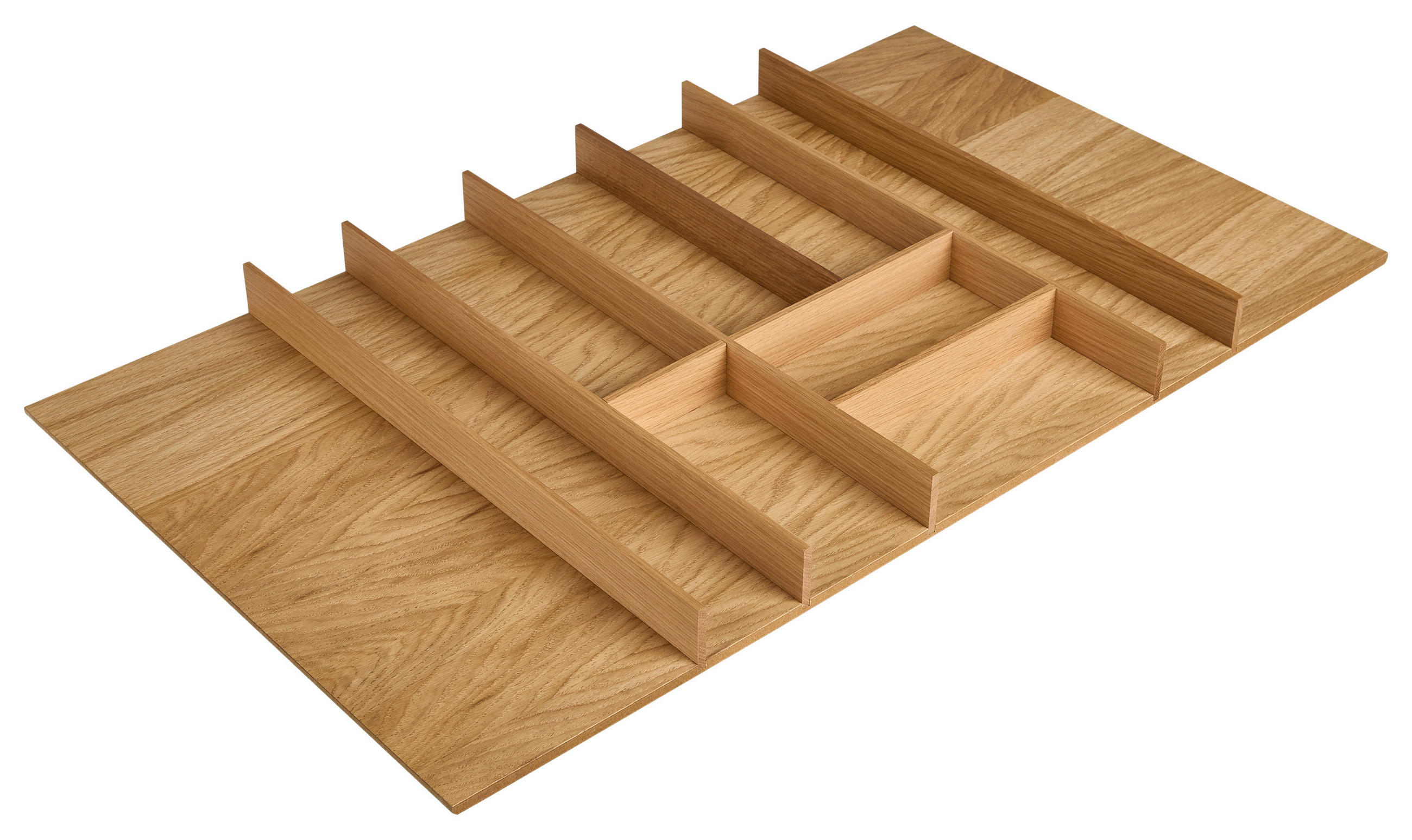 BESTECKEINSATZ - Eichefarben, Basics, Holz (90/4,9/50cm) - Nobilia