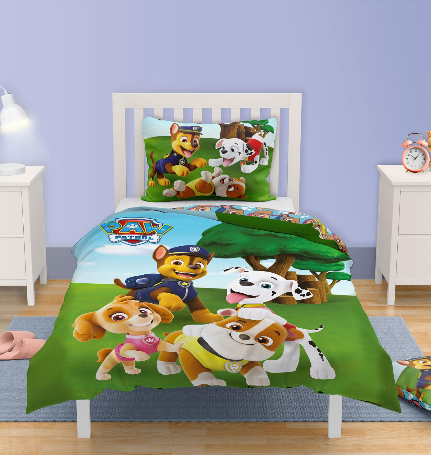 DEČJA POSTELJINA 140/200 cm renforcé tkanina višebojna  - višebojna, Konvencionalno, tekstil (140/200cm) - Paw Patrol