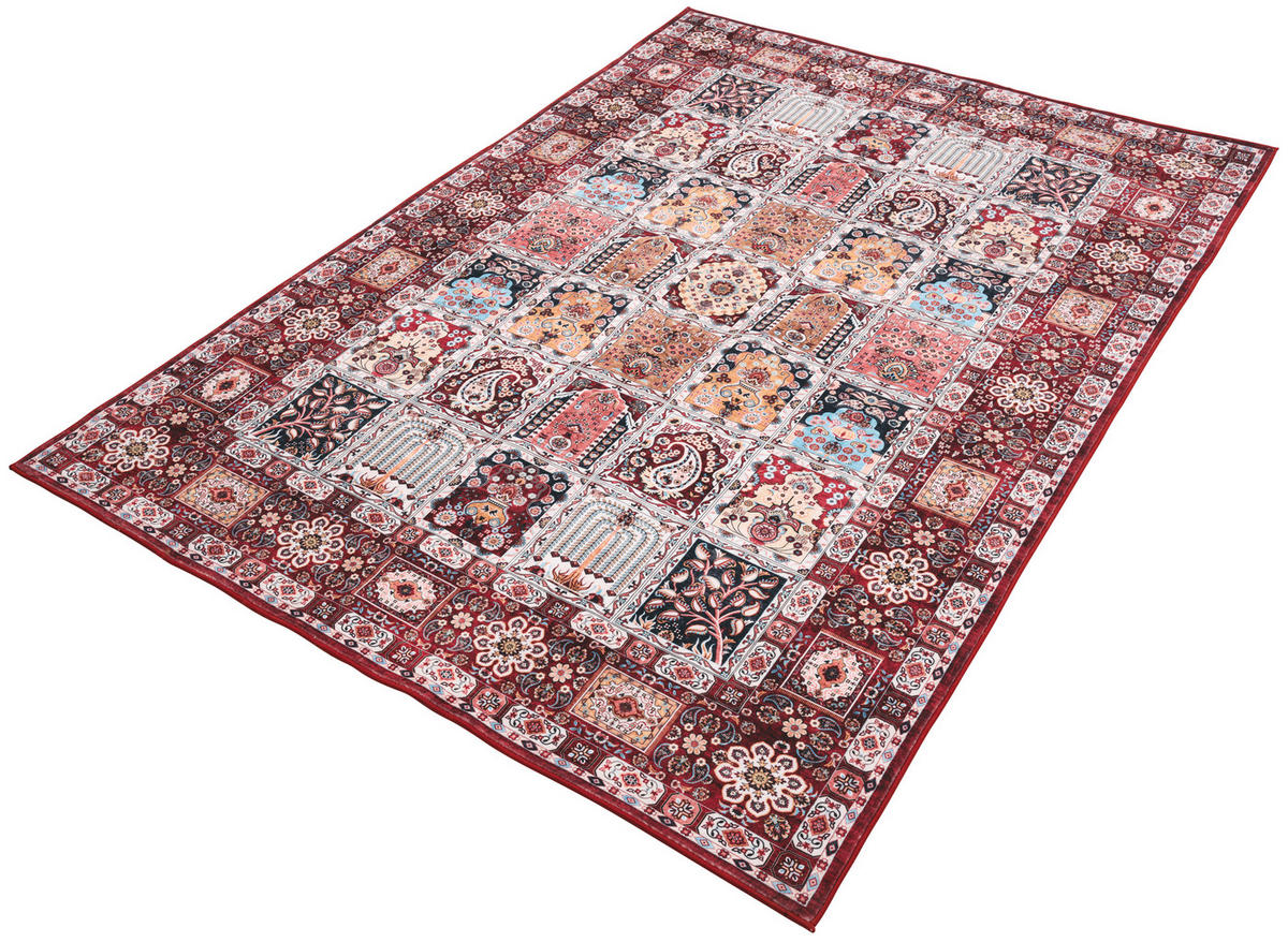 FLACHWEBETEPPICH 190/280 cm Rot  - Rot, LIFESTYLE, Textil (190/280cm) - Novel