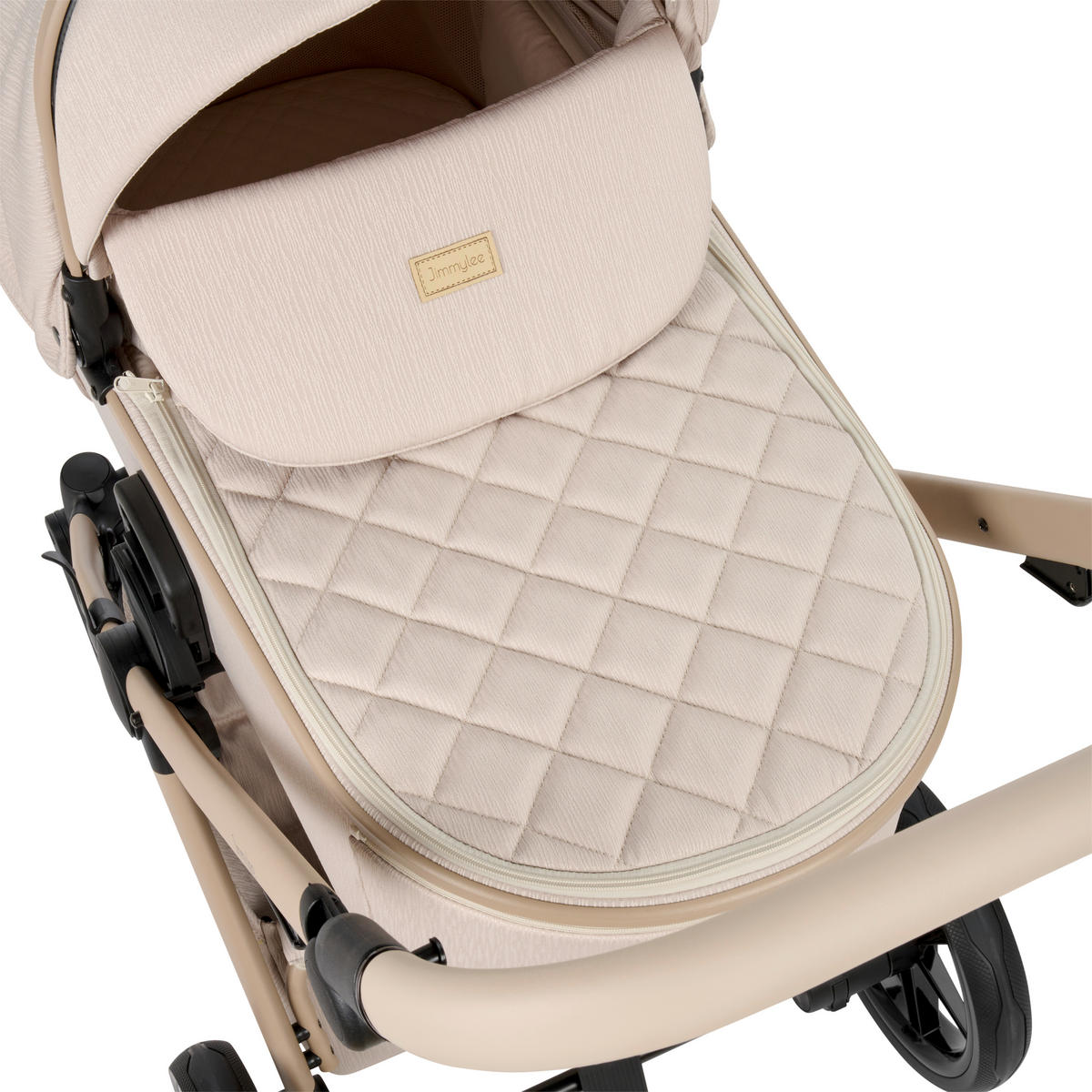 KINDERWAGENSET  - Beige, Trend, Kunststoff/Textil (100/59/106cm) - Jimmylee