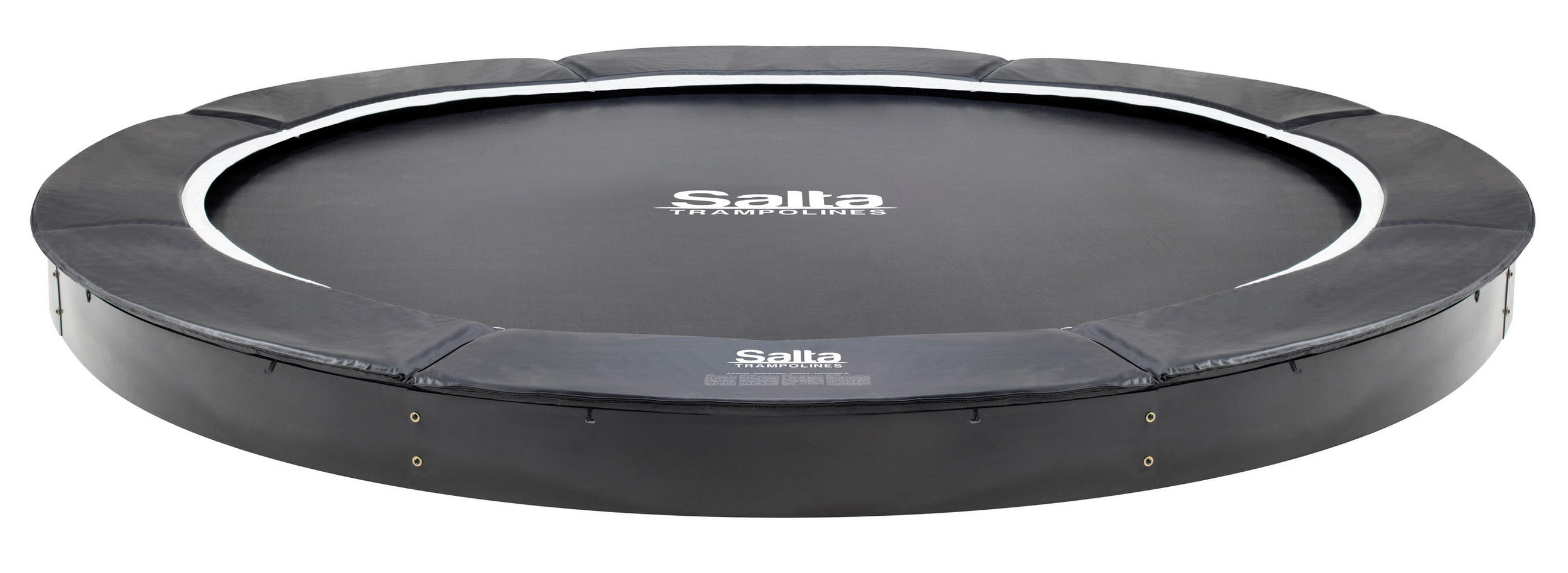 BODENTRAMPOLIN SALTA 5063A  - Schwarz, Trend, Metall (251cm) - Salta