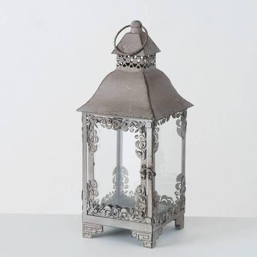 LAMPÁŠ kov - sivá, Basics, kov (14/14/44cm)