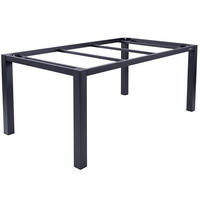 GARTENTISCHGESTELL 210/100/74 cm Metall Graphitfarben  - Graphitfarben, Design, Metall (210/100/74cm) - Zebra 