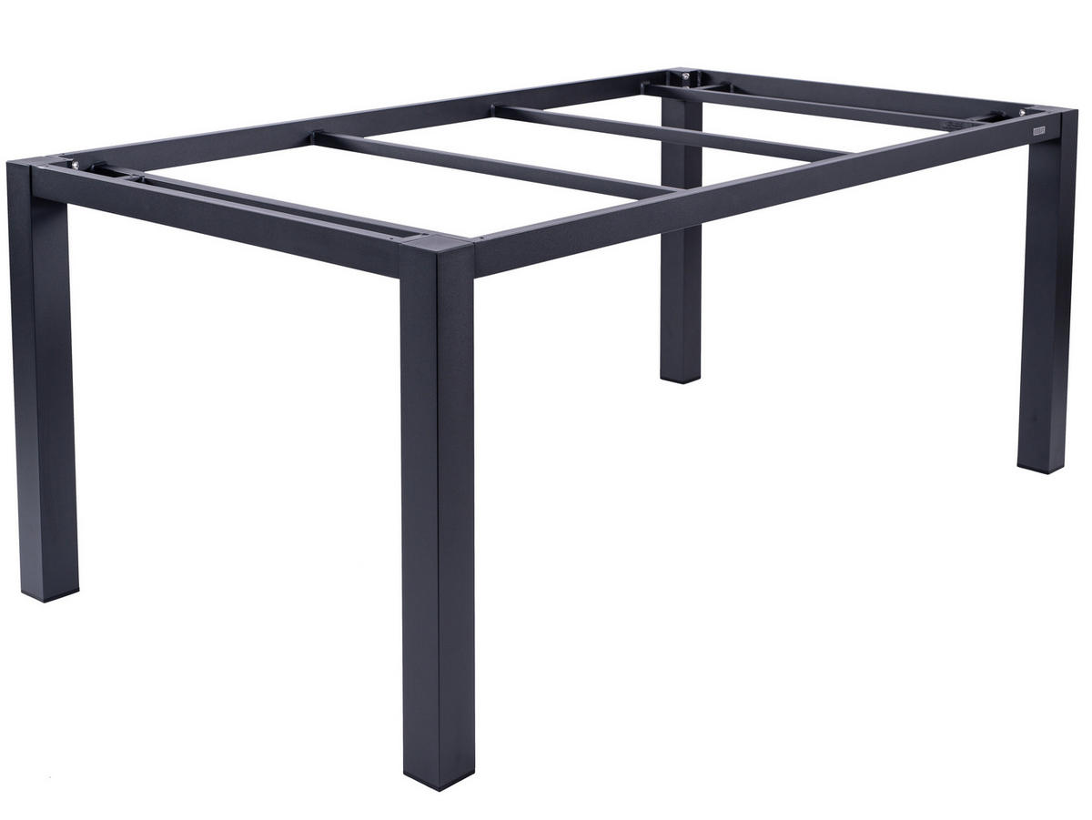 GARTENTISCHGESTELL 210/100/74 cm Metall Graphitfarben  - Graphitfarben, Design, Metall (210/100/74cm) - Zebra 