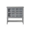KOMMODE  in 79/77/39 cm  - Grau, Design, Glas/Holz (79/77/39cm) - MID.YOU