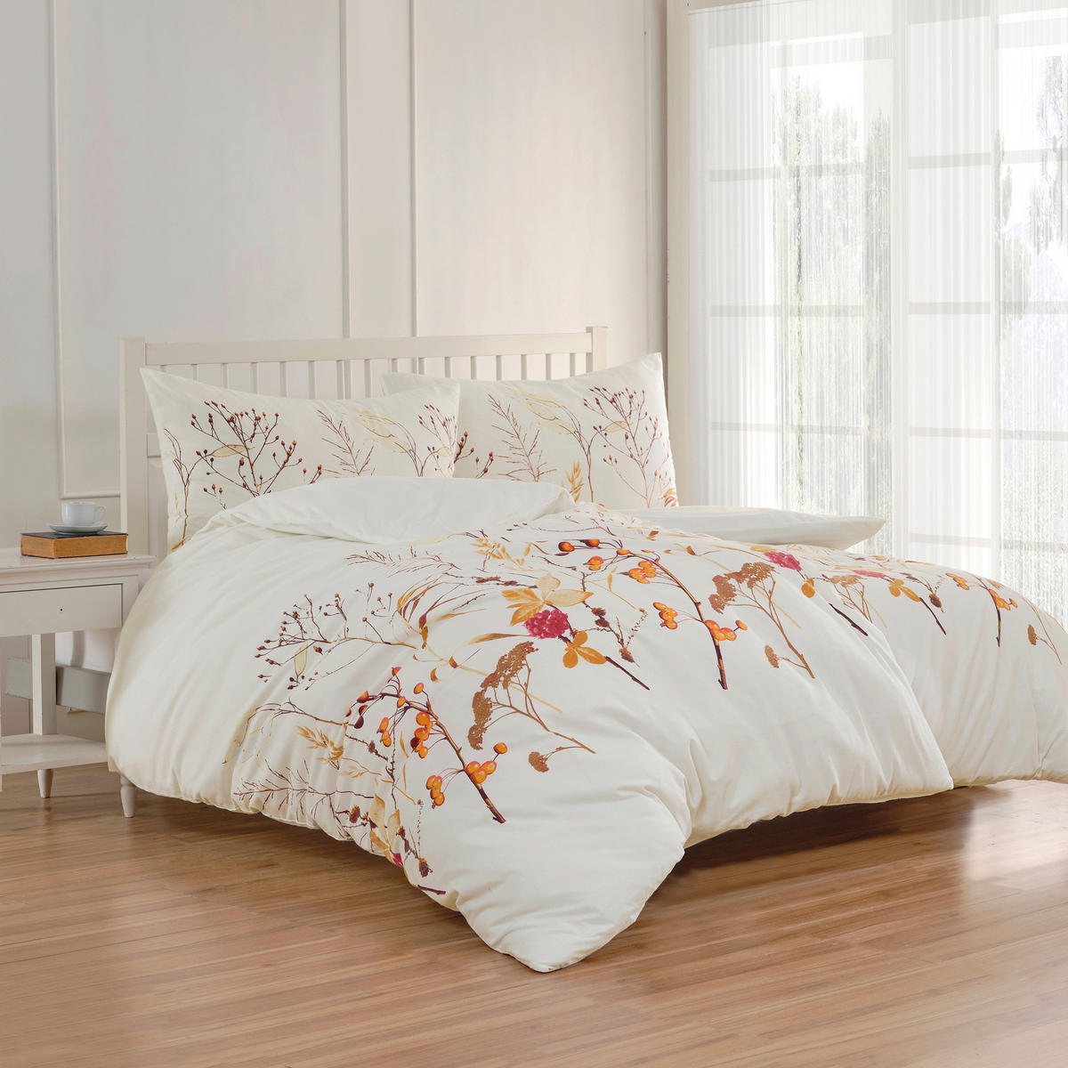 BETTWÄSCHE 4-teilig Flanell 135/200 cm  - Beige, Basics, Textil (135/200cm) - Florella
