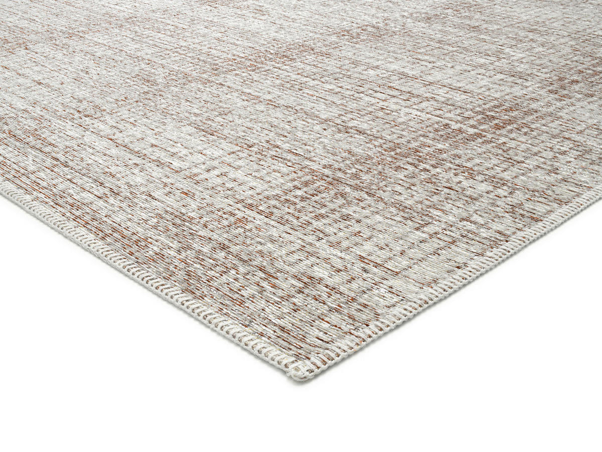 FLACHWEBETEPPICH 246/340 cm PLAINS Braun, Beige  - Beige/Braun, Design, Textil (246/340cm) - Musterring