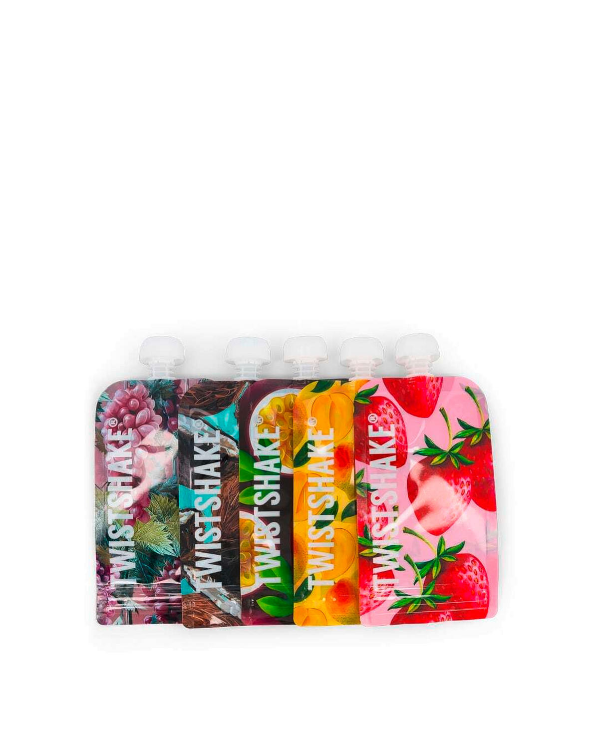 FRUCHTSAUGER  - Türkis/Pink, Basics, Kunststoff (9,6/18,5/4,2cm)