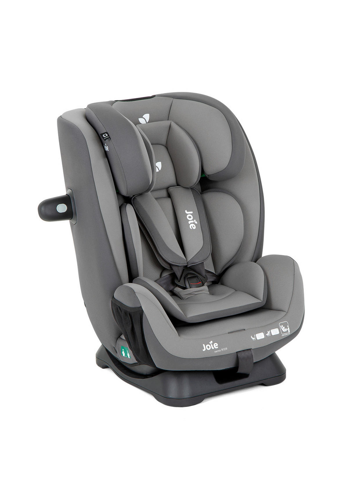 KINDERAUTOSITZ VERSO R129 COBBLESTONE   - Dunkelgrau/Grau, Basics, Kunststoff/Textil (44/60/57cm) - Joie