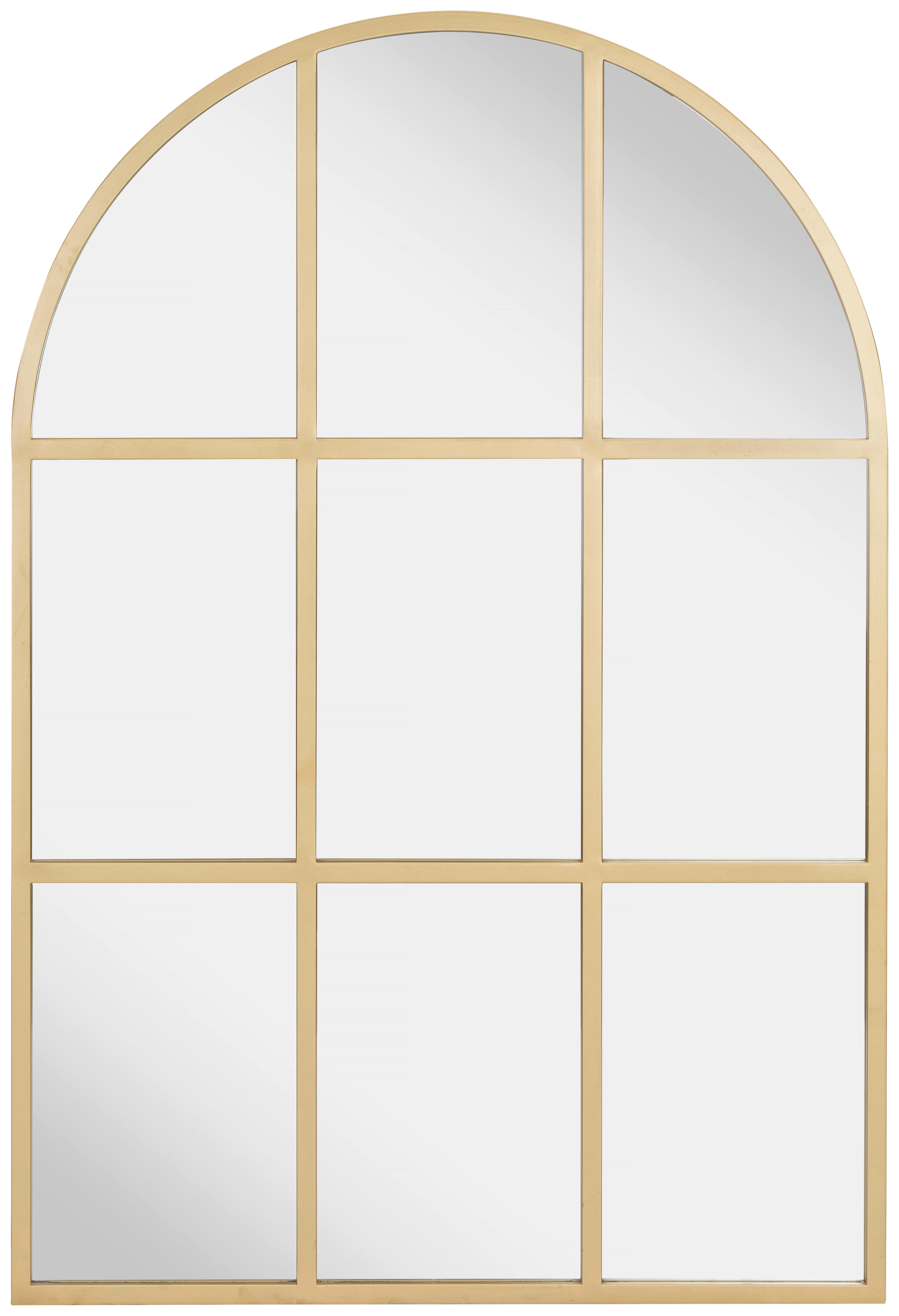 WANDSPIEGEL 85/125/3 cm    - Goldfarben, Design, Glas/Metall (85/125/3cm) - MID.YOU