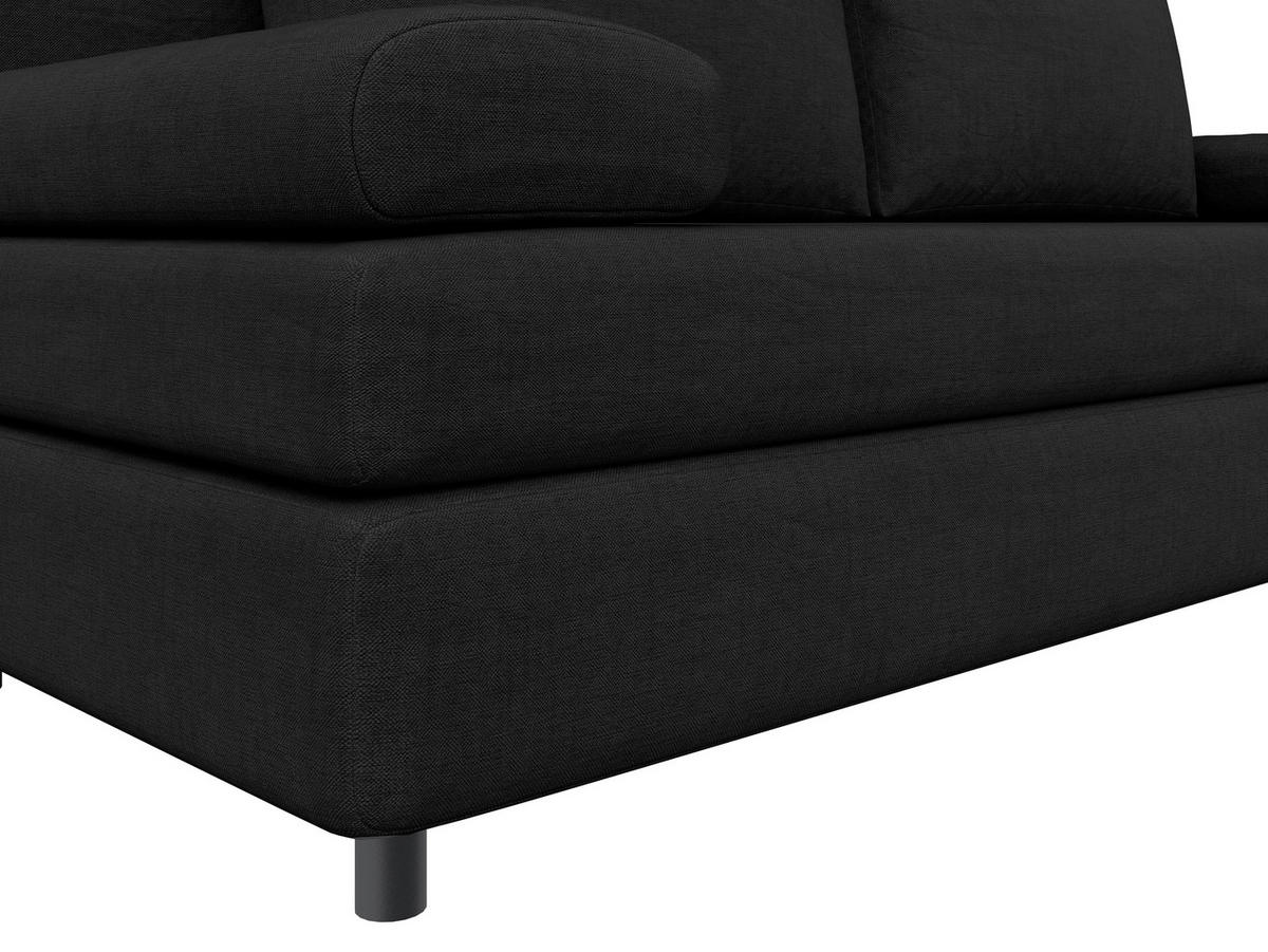 ROZKLÁDACÍ POHOVKA, textil, antracitová - černá/antracitová, Design, textil/plast (200/88/87cm) - Ti'me