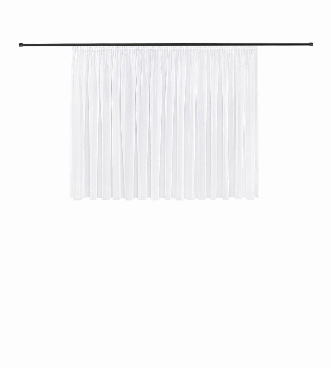 FERTIGSTORE  transparent  300/150 cm   - Weiß, Basics, Textil (300/150cm)