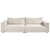 3-SITZER-SOFA in Cord Naturfarben  - Schwarz/Naturfarben, Design, Kunststoff/Textil (290/86/127cm) - Lomoco