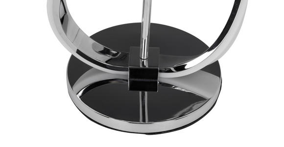 LED-STEHLEUCHTE Indigo 25/137 cm  - Chromfarben/Weiß, Design, Kunststoff/Metall (25/137cm) - Dieter Knoll