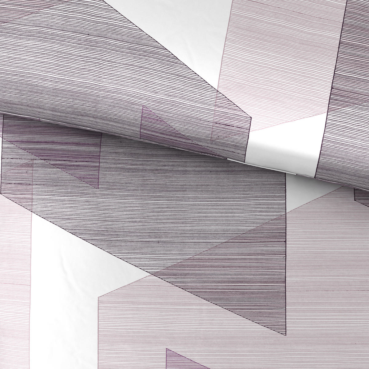 BETTWÄSCHESET Mavie Satin 160/210 cm  65 cm/100 cm  - Lila, Konventionell, Textil (160/210cm) - Esposa