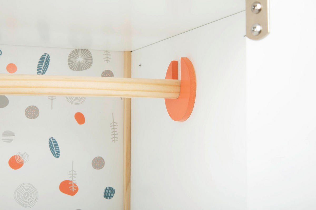 PUPPENKLEIDERSCHRANK - Multicolor, Basics, Holz (40/48/28cm) - small foot