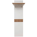 GARDEROBENPANEEL 45-60/187/28 cm  - Eichefarben/Weiß, Design, Holz/Holzwerkstoff (45-60/187/28cm) - Dieter Knoll
