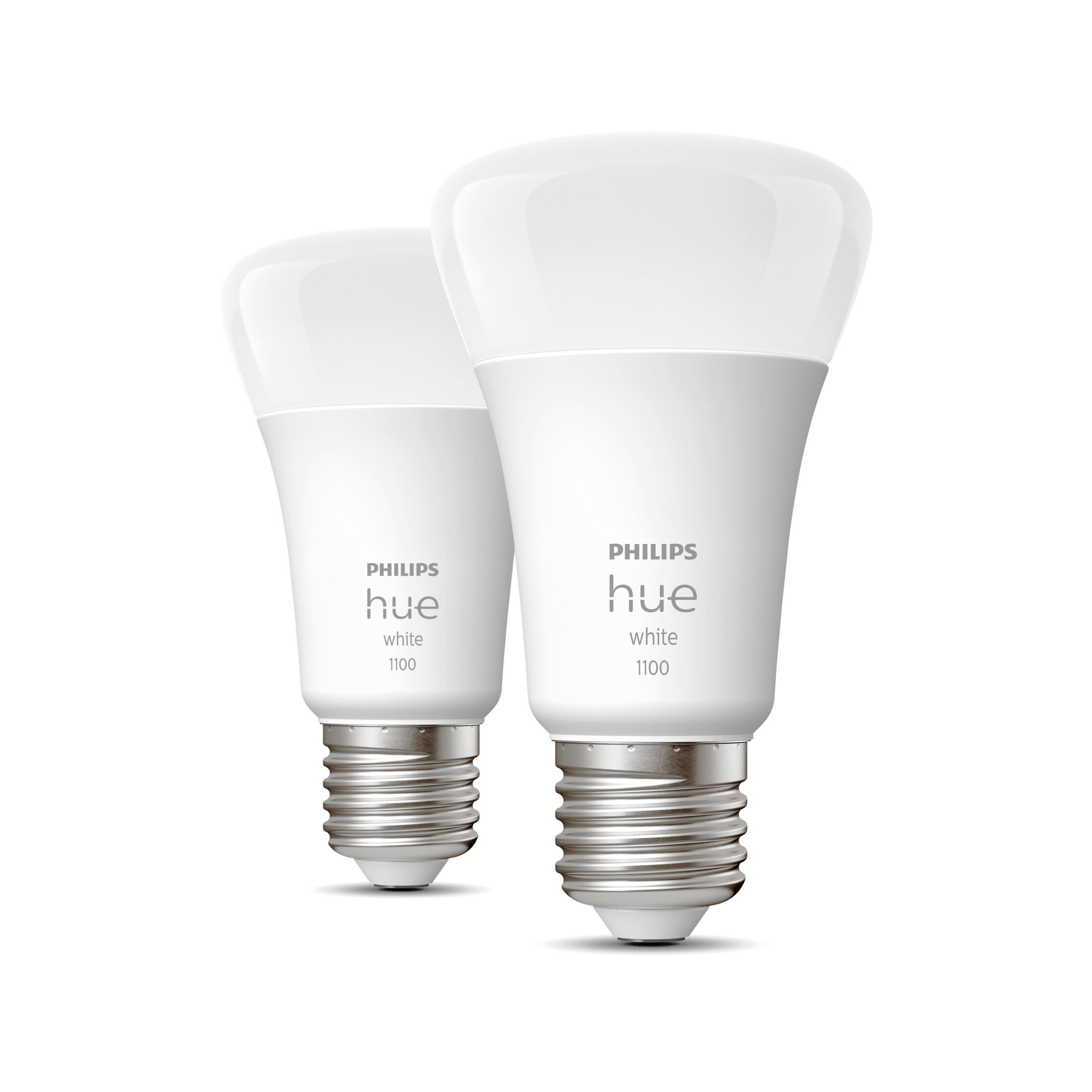 LED-LEUCHTMITTEL   E27 9,5 W 2 Stück  - Weiß, Basics, Kunststoff (6,1/11cm) - Philips HUE