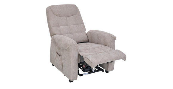 FERNSEHSESSEL in Chenille, Flachgewebe Grau  - Schwarz/Grau, KONVENTIONELL, Kunststoff/Textil (83/113/92cm) - Xora