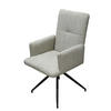 DREHSTUHL  in Anthrazit, Hellgrau  - Anthrazit/Hellgrau, Basics, Textil/Metall (56/94/62cm) - Gardenson